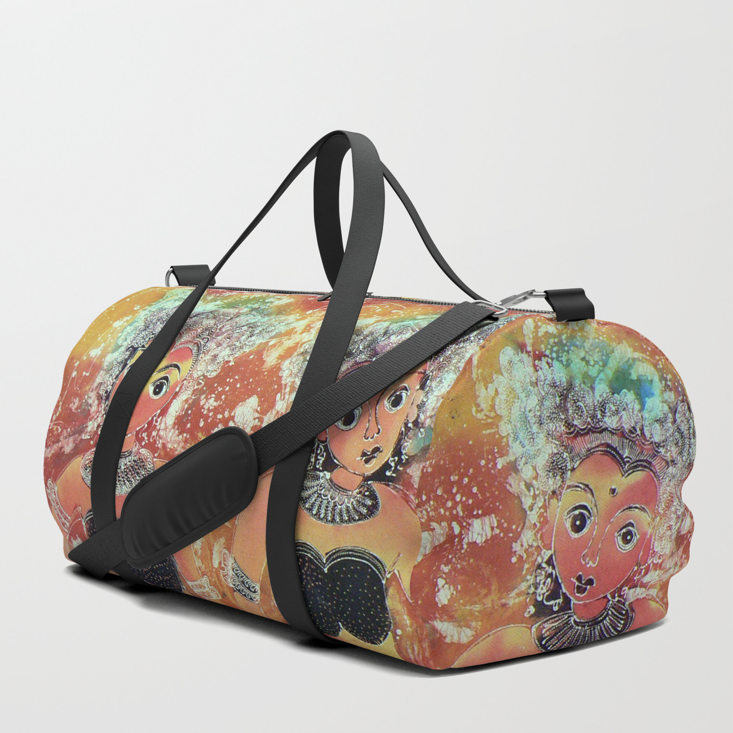 fabric duffle bag