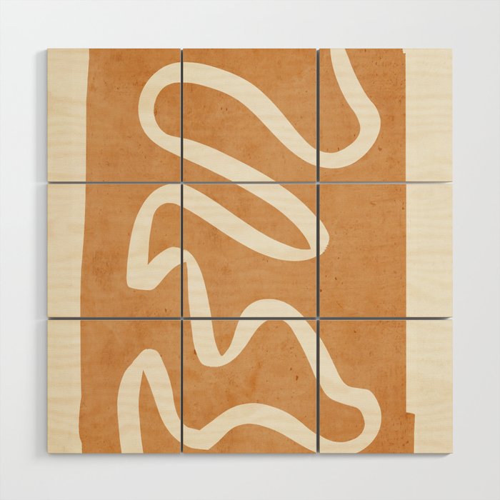 abstract minimal 31 Wood Wall Art