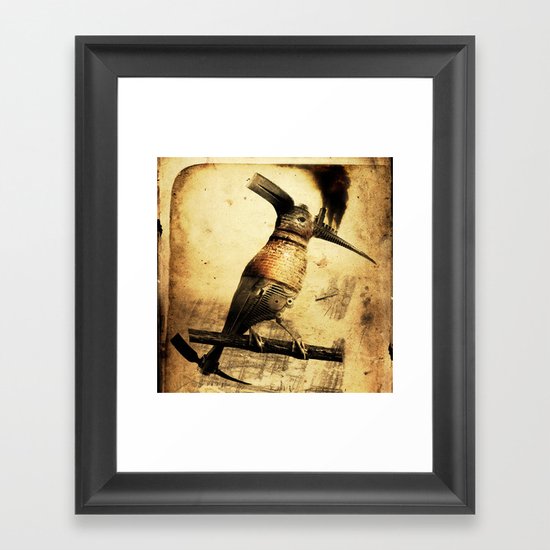 Coalminer Bird Framed Art Print