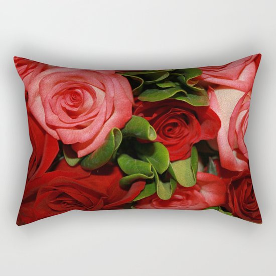 Forever Love - Roses Rectangular Pillow