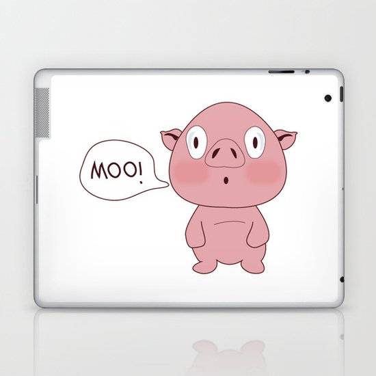 SOLD!! Confused Pig Laptop & iPad Skin