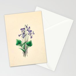  Violets by Clarissa Munger Badger, 1859 (benefitting The Nature Conservancy) Stationery Card