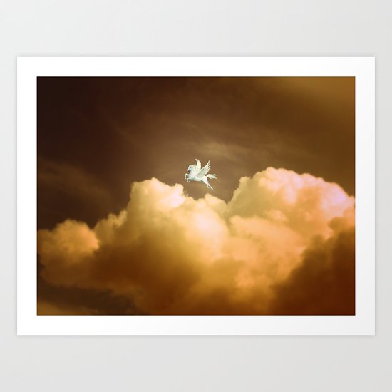 Pegasus Dusk Art Print