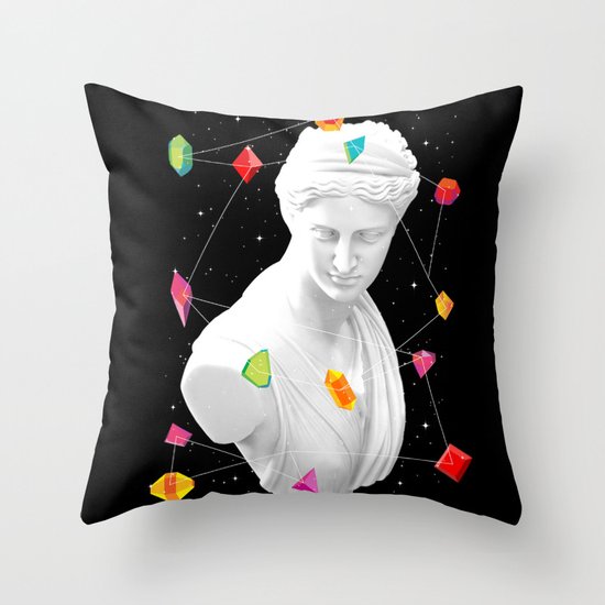 Geometric Gods II Throw Pillow