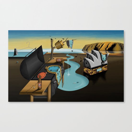Where Time Stands Still - Surreal Sydney Canvas Print