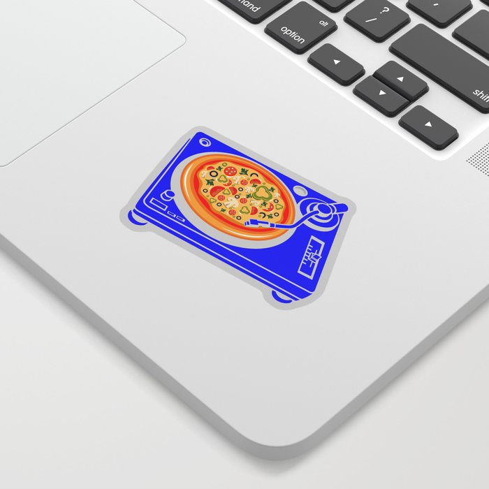 Pizza Scratch Sticker