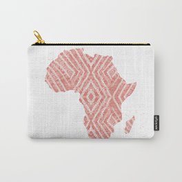 Africa in Peach Carry-All Pouch | Mapofafrica, Afrominimalism, Graphicdesign, Africandecor, Afrobohodecor, Africanminimal, Afrodecor, Afrochic, Afrohomedecor, Africanmap 