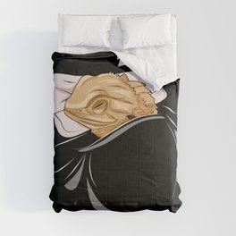 Bearded Dragon Sleeping Animal Nap Napping Slumber Comforter