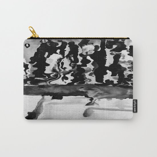 Dripping Tease in Black and White Carry-All Pouch