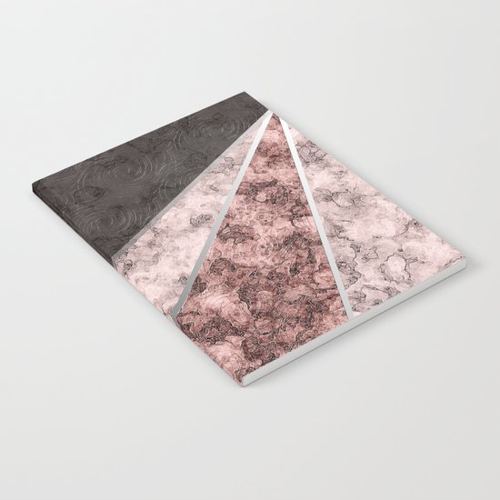 Marble . Combined abstract pattern . Notebook