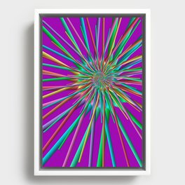 colors on violet -06- Framed Canvas