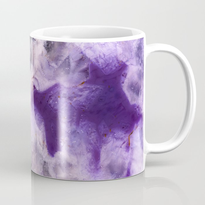 Purple agate slice #3089 Coffee Mug