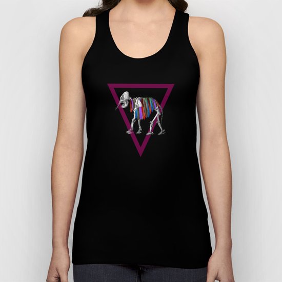 The elephant who wanted to fly Unisex Tank Top