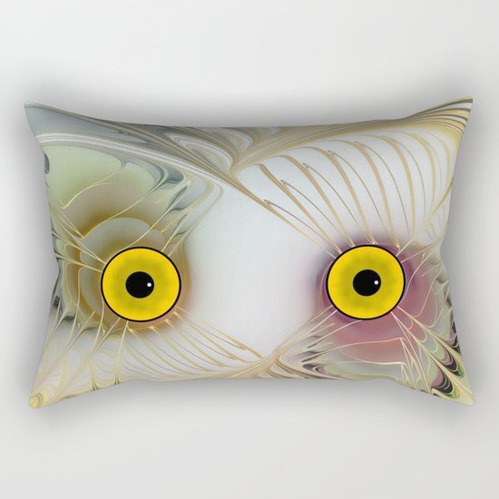 Abstract Owl Rectangular Pillow