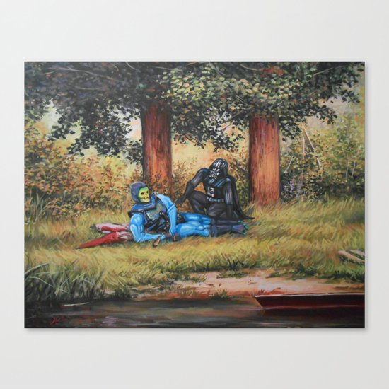 Chillin' With Bae Canvas Print