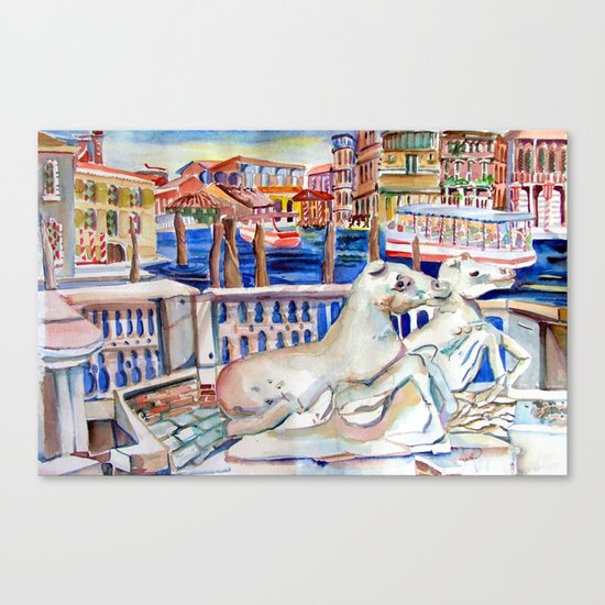 Grand Canal Venice Italy Canvas Print