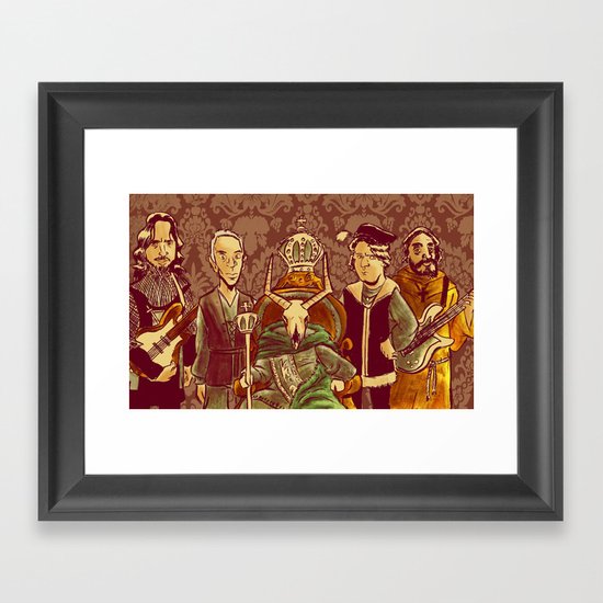 "King Animal" by Dmitri Jackson Framed Art Print