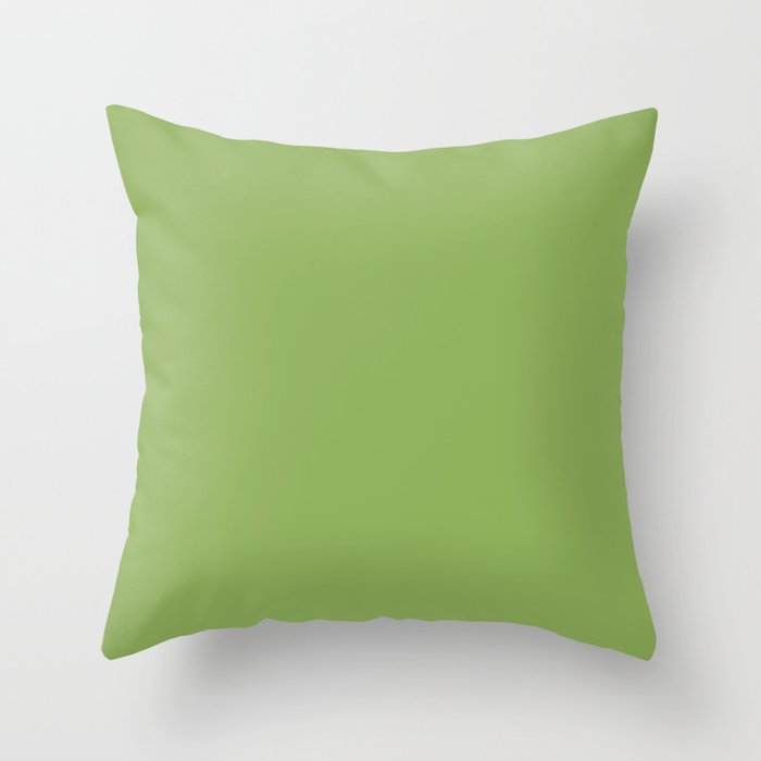 Color Green Throw Pillow