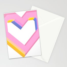 Happy heart Stationery Cards