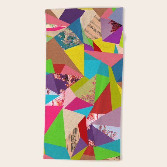 Colorful Thoughts Beach Towel
