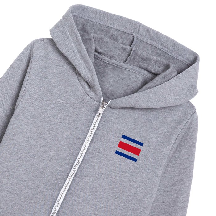 Flag of Costa rica -Costa rican, tico,San José ,Puerto Limón ,Alajuela, heredia. Kids Zip Hoodie