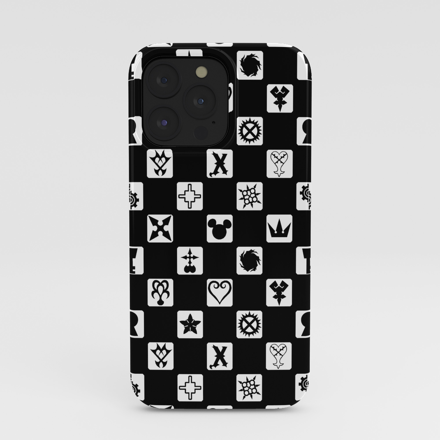 Kingdom Hearts Grid Iphone Case By Kewlzidane Society6