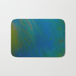 Pearl Harbor Oil Bath Mat | Water, Digital, Harbor, Wavy, Oily, Oahu, Travel, Pearl, Green, Coolpicture 