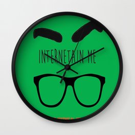 Internetain Me Wall Clock