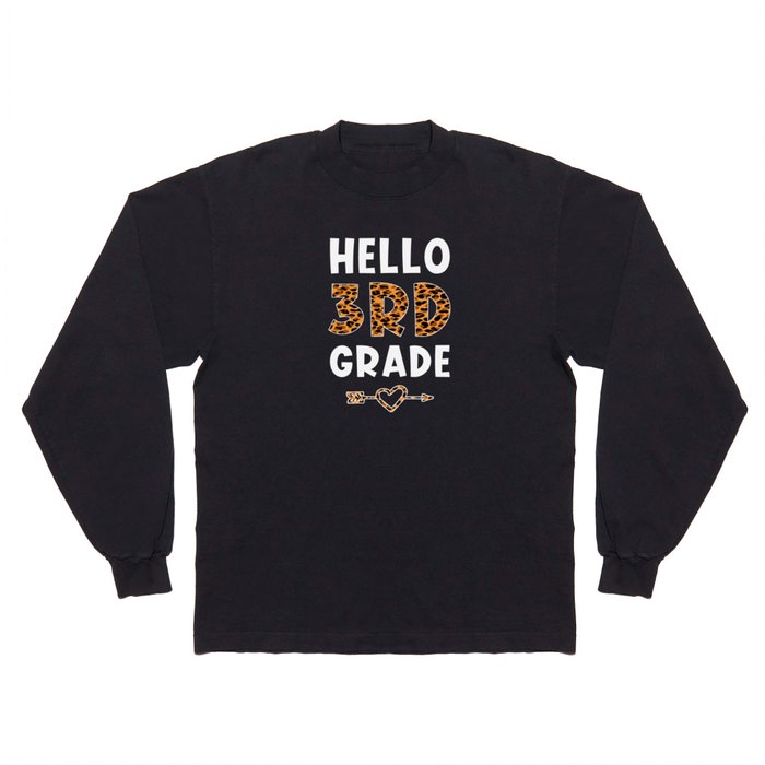 Hello 3rd Class Girl Enrollment Long Sleeve T Shirt