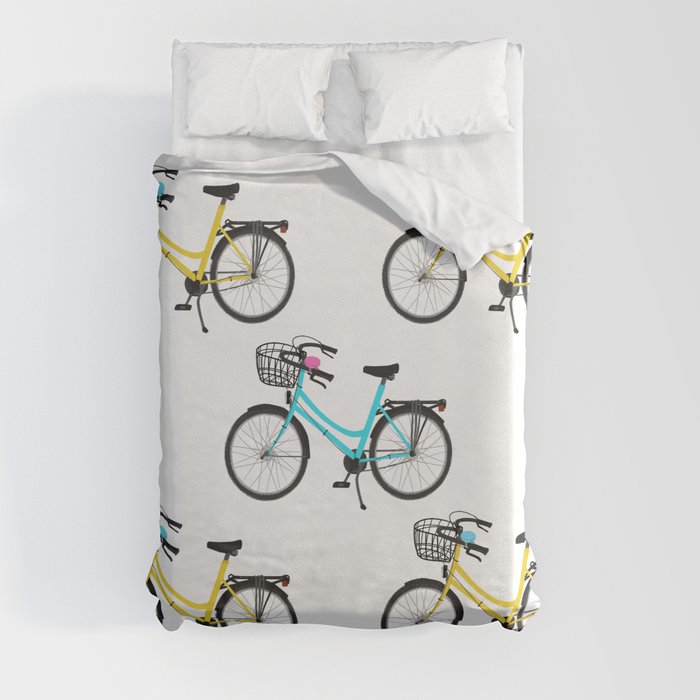 I want to ride my bicycle Duvet Cover