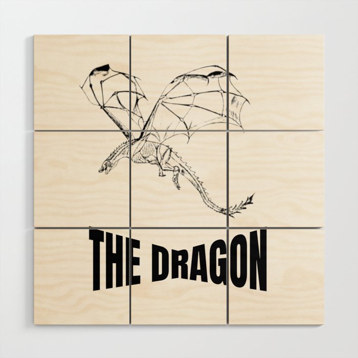 The Dragon Wood Wall Art