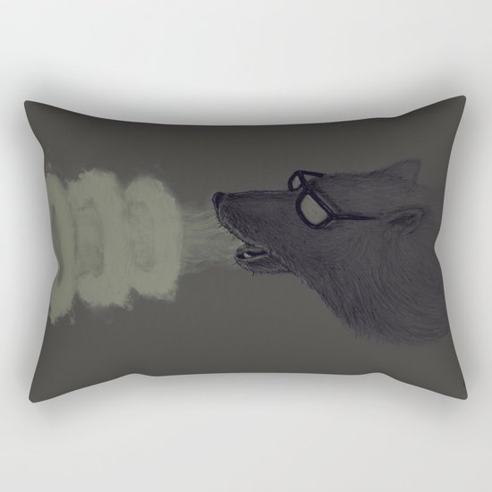 Huff and Puff Rectangular Pillow