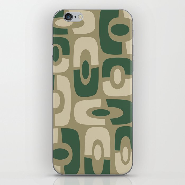Colorful Mid-Century Modern Cosmic Abstract 388 iPhone Skin