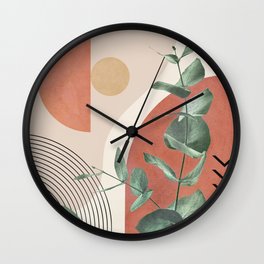 Nature Geometry IV Wall Clock