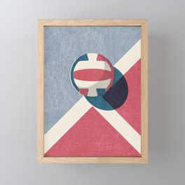 BALLS / Volleyball Framed Mini Art Print