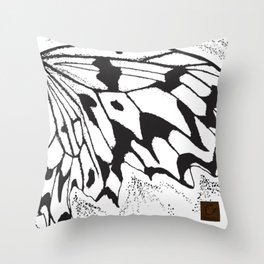 The Survivor's Butterfly Throw Pillow