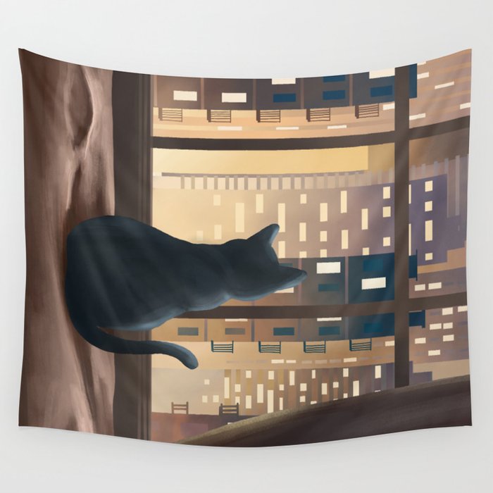 City View Wall Tapestry