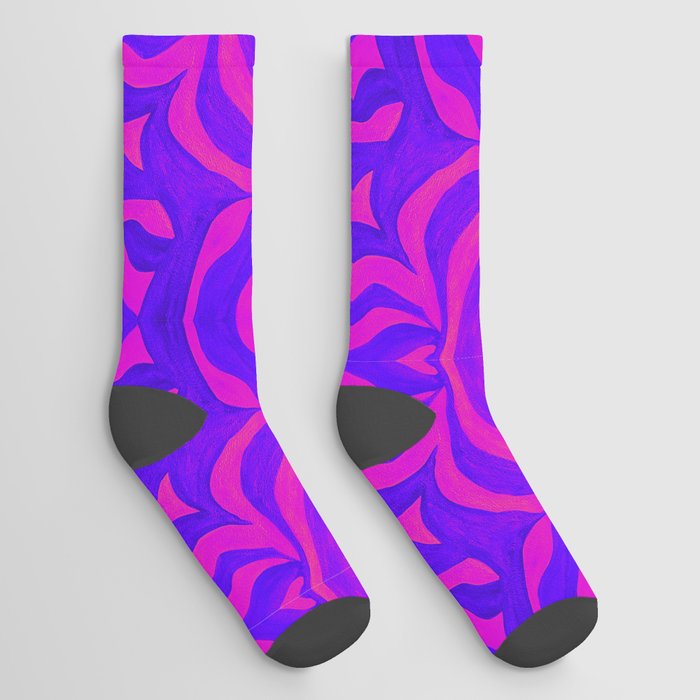 Pink Trance Socks