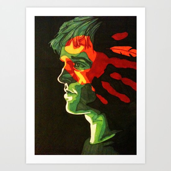 War Paint Art Print