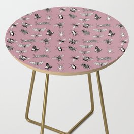Insects pattern Side Table