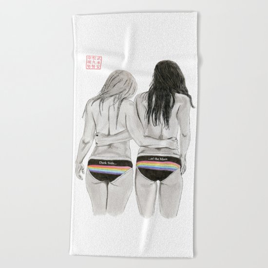 The Dark Side Beach Towel
