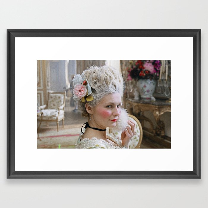 Marie Antoinette movie poster sofia coppola Framed Art Print