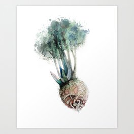 Celery Root Art Print