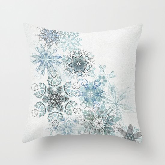 The Forest Drift Throw Pillow
