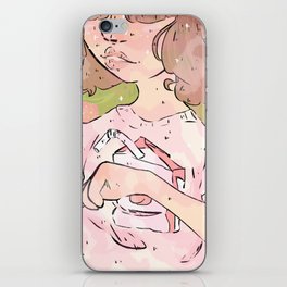 Peach Nap iPhone Skin