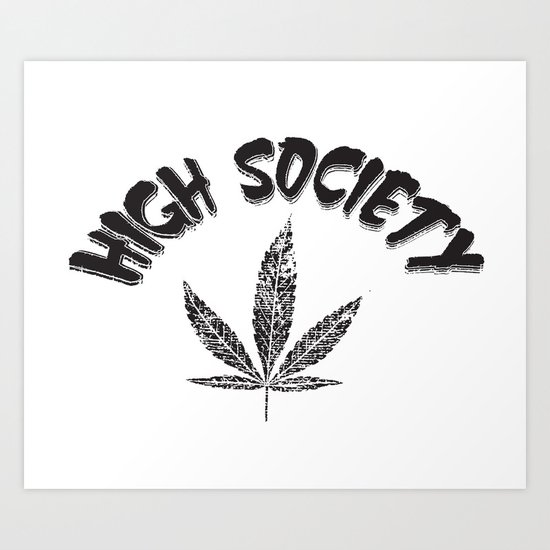 High Society Art Print