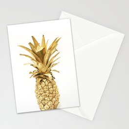 Golden Pineapple  Stationery Cards