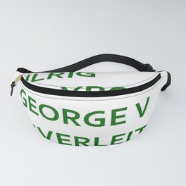 Edinburgh Green Spaces Two Fanny Pack