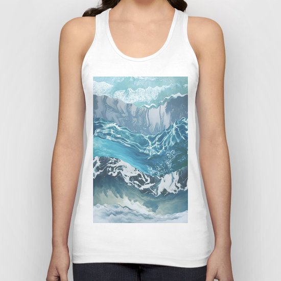 Sea abstract Unisex Tank Top