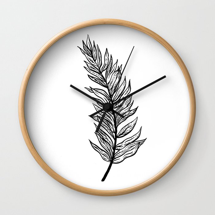 Ferns of a Feather Flock Together, III Wall Clock